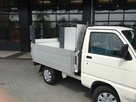 Cargodeck higher kit Piaggio Porter - Aluminium