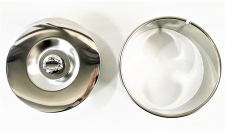 Ice Lid round RVS/INOX - 22.6cm (hole 21cm)