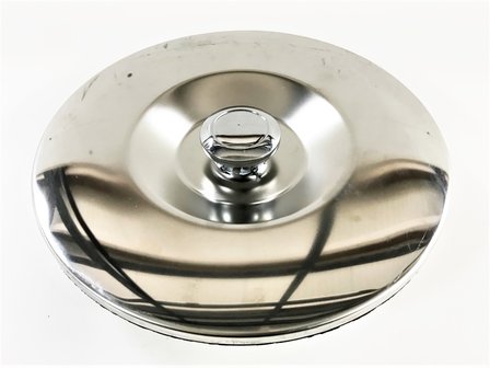 ijsdeksel rond RVS/INOX - 22.9cm (gatmaat 21)