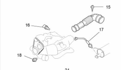 Lambda sensor in rear muffler Porter Update 1.3i