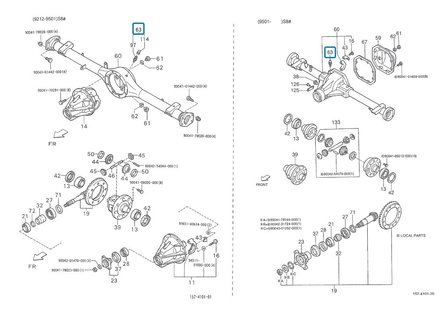 Ontluchting op cardan Daihatsu / Porter