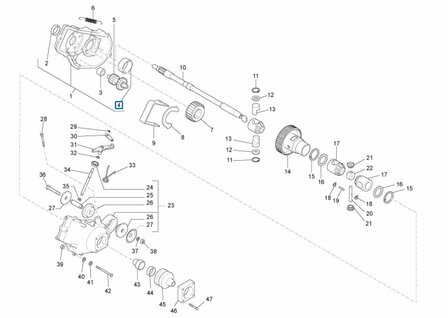 Bearing shell differential Ape50