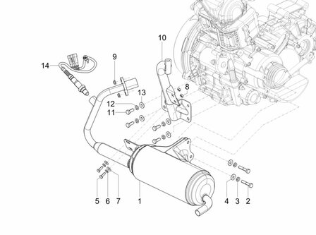 Lambda sensor Calessino 200