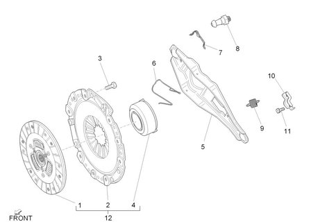 Spring clutch bearing Porter Multitech + NP6