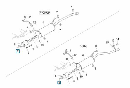 Gasket / ring manifold - exhaust Porter Multitech 1.3 