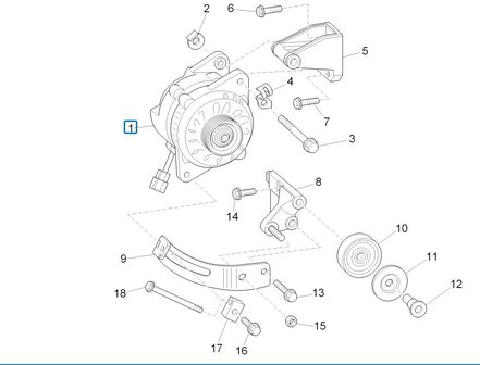 Dynamo Porter Multitech 1.3 E5 - imitation