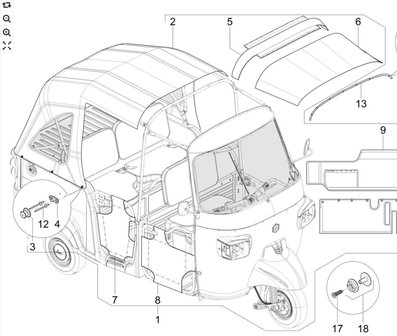 Roof and Doors Kit Calessino (2019-2021)