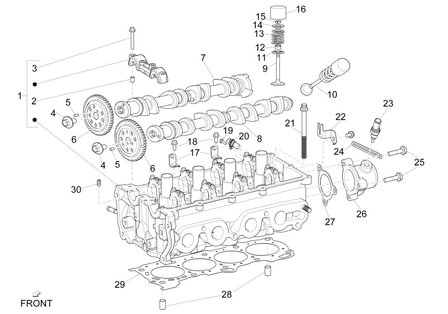 Cylinder head gasket  Porter Multitech 1.3 E6