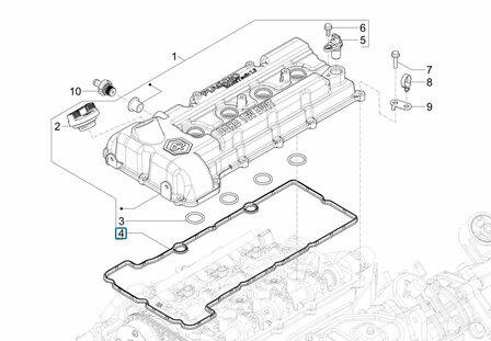 Valve cover gasket Porter NP6 1.5