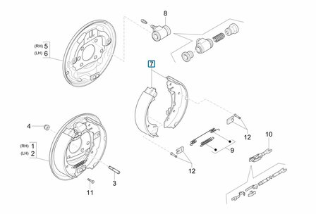 Remschoen set Porter Multitech 1.3 + Porter D120 Diesel 1.2 - imitatie