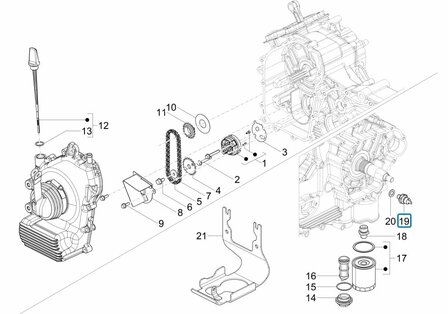 Oliedruk sensor Calessino 200 EU2 + EU4