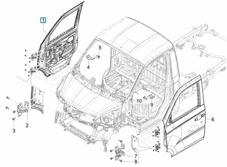 Door Porter NP6 1.5 - Right