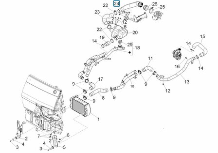 Inlaatslang intercooler Porter D120 1.2 Diesel