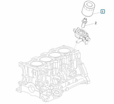 Oil filter Daihatsu / Porter 1.0 / 1.3 / 1.5