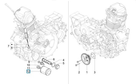 Oil filter Calessino 200 EU2 + EU4