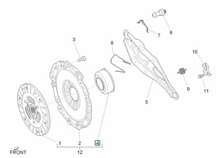 Clutch bearing Porter Multitech 1.3 E5 - SALE