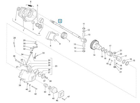 Drive shaft Ape50 - SALE