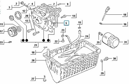 Dichtingsring oliepomp Daihatsu / Porter 1.4 Diesel