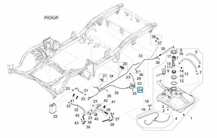 Brandstoffilter Daihatsu / Porter 1.3 - imitatie