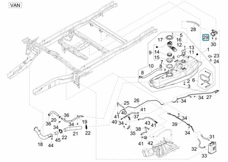 Brandstoffilter Daihatsu / Porter 1.3 - imitatie