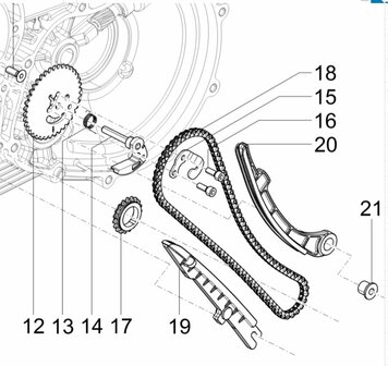 Camshaft trim weight Calessino 200 EU2