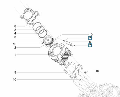 Piston pen veer Calessino 200 EU2 + EU4