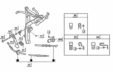 Clutch cable Daihatsu / porter 1.4 Diesel