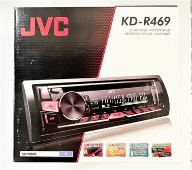 Autoradio JVC universeel met CD/USB/AUX