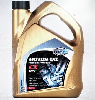Motor oil 5W30 C3 DPF 5ltrs.
