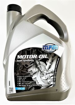 Engine oil 10W/40 MPM E5 + E6  5ltrs.