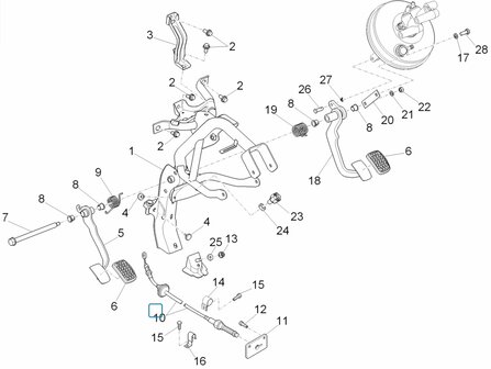 Clutch cable Porter Multitech 1.3 E5