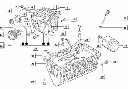 Wedge crankshaft gear Daihatsu / Porter 1.4 Diesel