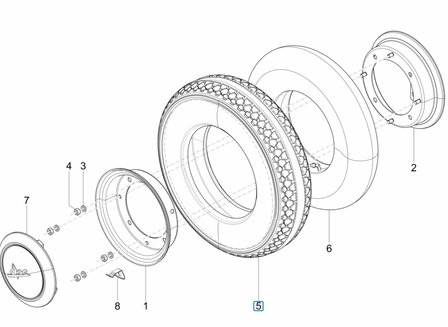 Band 4.00-8&#039;&#039; 4PLY 70N Calessino 200