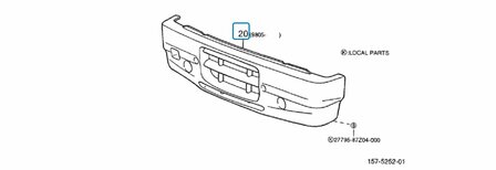 Front bumper - complete  Daihatsu / Porter 