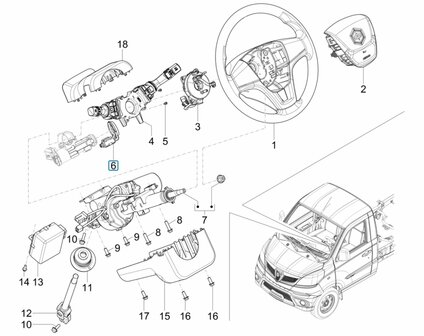 Antenna immobilizer Porter NP6 1.5