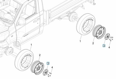 Wheel cover Porter NP6 1.5 - Single wheel version