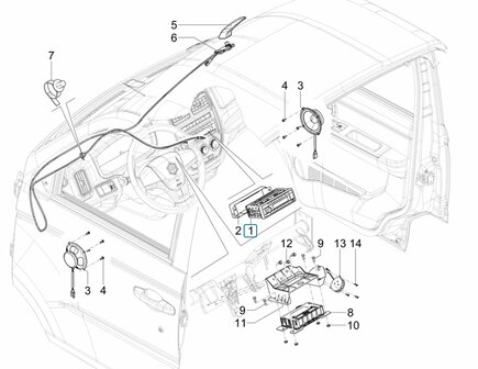 Autoradio met DAB Porter NP6 1.5