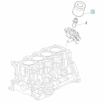 Oliefilter Daihatsu / Porter 1.0 / 1.3 / 1.5 - imitatie