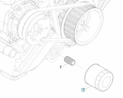 Oliefilter Daihatsu / Porter 1.0 / 1.3 / 1.5 - imitatie