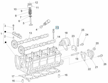 Cilinderhead bolt Porter Multitech 1.3 E5