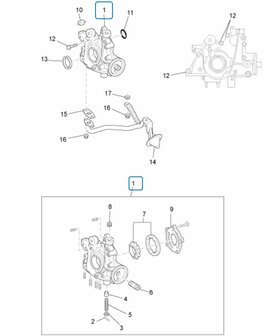 Oliepomp compleet Daihatsu / Porter 1.3i