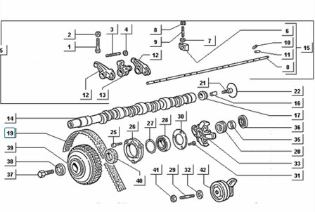 Distributieriem Daihatsu / Porter Diesel 1.4 + Quargo - AKTIE