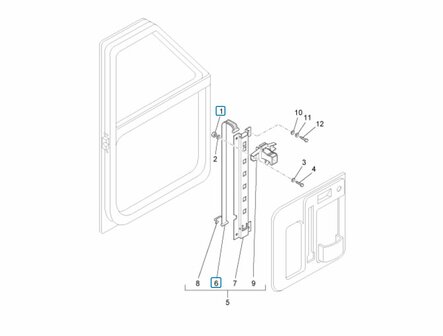 Elastic lifting rubber side window ApeTM