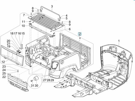 Body - chassis Calessino 200 EU4 - Update