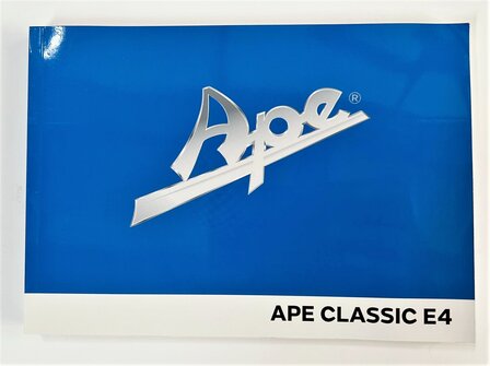Instructieboekje Ape Classic 400 E4 Diesel