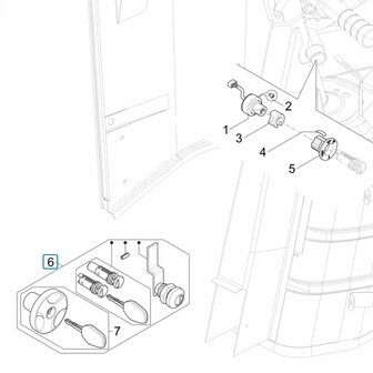 Lock set complete Ape50 + Ape50 EU4 (unleaded fuel) - SALE