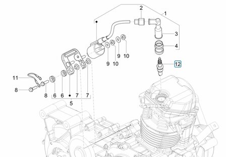 Spark plug Calessino 200 EU2 + EU4 - SALE