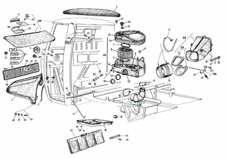 Luchtfilterslang MPF 400 + Apecar P501-P601