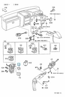 Turn indicator relais Daihatsu / Porter up to 2010 - imitation