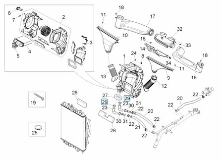 Slangklem - slang aan kachelkraan Porter Multitech 1.3 + D120 1.2 Diesel